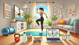 تمارين رياضية للمبتدئين في المنزل