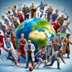 أشهر الأبطال الرياضيين حول العالم